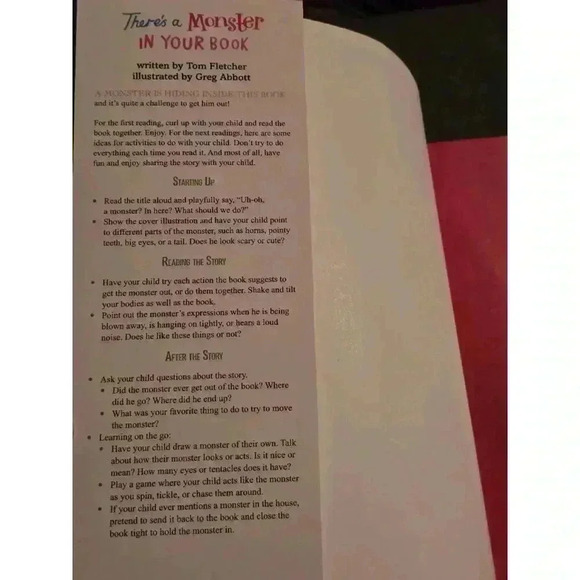 Children's Book, Unbranded, Monster in Your Book, Blue - Picture 2 of 5